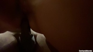 Hot girl getting fucked in bath by room service Cum inside her