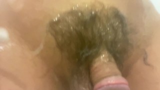 Shaving my pubes in the bathroom