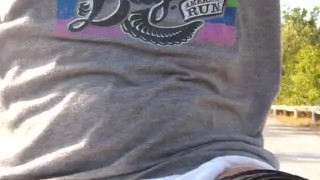 Public walk in my underwear