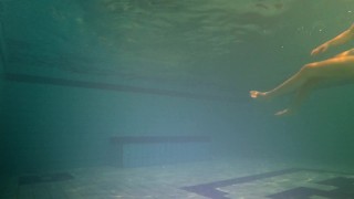 Swimming in clothes underwater