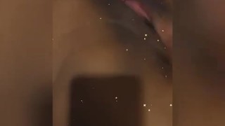 Orange hair lightskinned bbw plays with pussy till she cums hard!