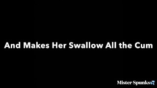 Hot teen twerks on dick for deep creampie, rides cowgirl all naked, Real amateur couple