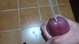 verga húmeda y caliente se corre