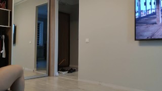 Arish Lamborghini dresses sexy clothes before having a date with new bull