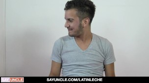 Cute Latin Boy Accepts To Suck My Dick And Fuck My Assistant In Front Of Camera To Earn Some Money