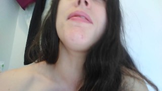 PinkMoonLust VERY TALENTED Hairy Fetish Camgirl Drinks Coffee PEES & FARTS loud on Toilet OmgYay!