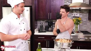 FistingInferno - Chef Nate Grimes Stuffs Devin Franco's Hole