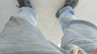 Parking lot pee