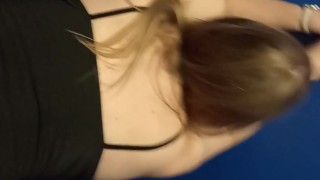 Fast fuck with this PAWG in night club!