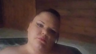 Titty Play, licking, slapping and rubbing - VivianDimondBBw