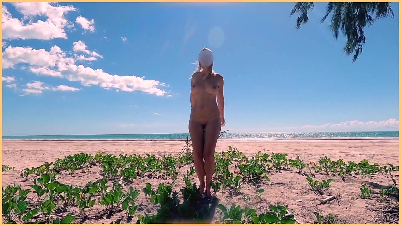 Preview 1 of Wifey Dances Nude At A Public Beach