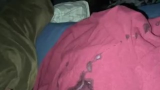 Huge cumshot after edging the last hour 