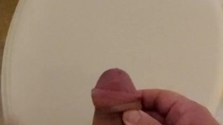 Quick Toilet Cumshot on campus