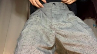 「男子大学生」ただ浣腸を見られたい変態学生　興奮で我慢汁出しちゃう。