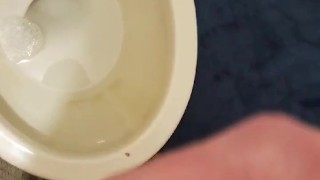 Big load into toilet 