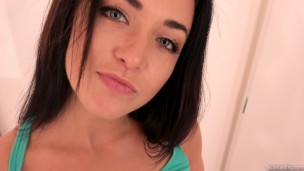Round assed beauty casting in POV