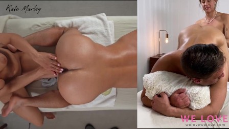 Eating Ass & Milking on the Massage Table - Kate Marley
