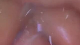 Taking a delicious shower 