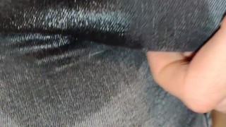 Wetting Jeans On Toilet Bowl