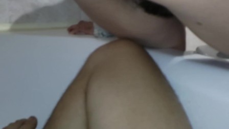 my milf wife pees on my leg and wets my cock