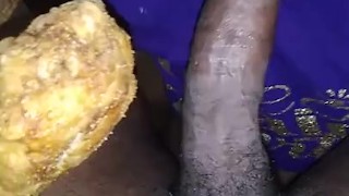 EATING FRIED CHICKEN WHILE EBONY MILF EATS DADDY FAT DICK!!!