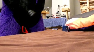 Lucer fucks his pussy toy 💜💦