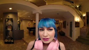 Hot Blue Hair Egirl Adores Your Cock In Her Wet Hole VR Porn