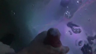 Eric cum under water in pool