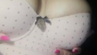 You wanna suck my tits? 