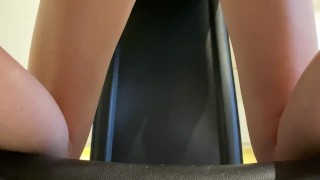 Sex with a Student and Creampie from her destroyed Pussy