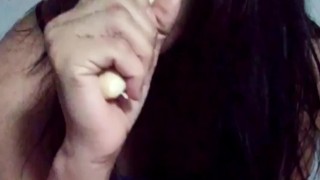 Experimentando con una banana 