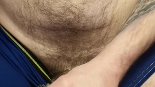 Jerking off with handcream
