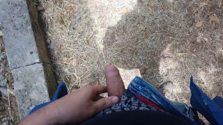 A good piss in the countryside