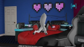Sex Caught on Livestream // Forgot to turn off webcam - Second Life Yiff
