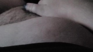 Secretly rubbing my clit with roommates nearby