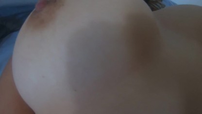 Fit Busty GF Squeezed Huge Cock by Tight PUSSY! #WetDrippingPussy #Lingerie #FitnessBooty