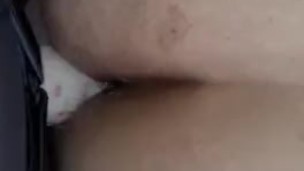 Slave boy gets his sissy hole ruined & denied an huge anal orgasam by his sexy slutty mistres