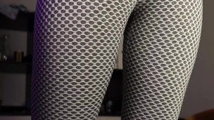 Taking off my new yoga pants for dildo fuck my beautiful ass