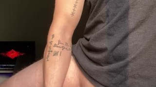 Stepbrother wakes you up to a massive cock