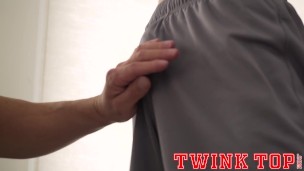 TWINK TOP - Cute jock pounds Coach's ass raw to make the team