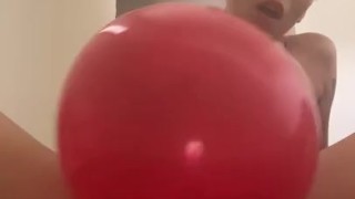 Watch me squirt from the balloon challenge