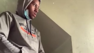 St8 Guy Jerks-off till He Nuts at Construction site(got caught) 