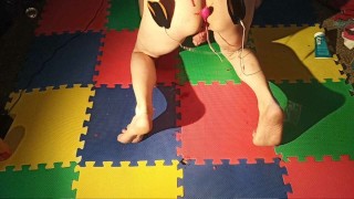 Self Torture - Lovense Lush, Candle wax, ems shocks