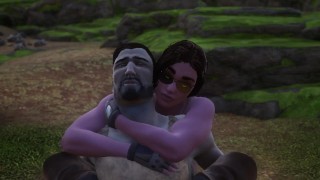 Zombie girl jerking off legs to her zombie boyfriend | cums on boots [3d hentai uncensored]