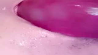 Creamy Bbw pussy filled