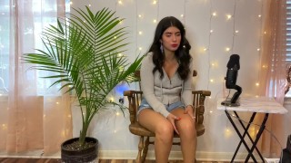ASMR Leg Dry brushing, Massage, Oil | Self Care tease