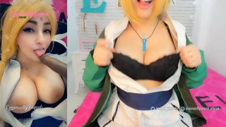 Hot and sexy tsunade cosplay from naruto jerk off instructions JOI, this video will turn you on!!!!
