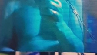 gagging on delicious and long dildo, wish it your dick sir