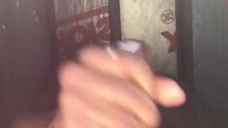 Teen BBC solo load over camera