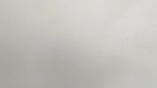 Erotic dance with music at home, foot fetish